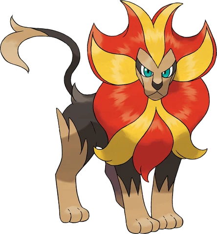 Pyroar artwork
